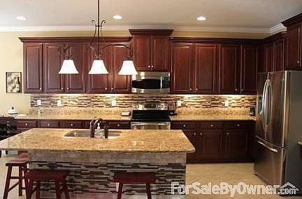 Cherry Wood Cabinets
						:
						Beautiful 42" Cherry Wood Cabinets