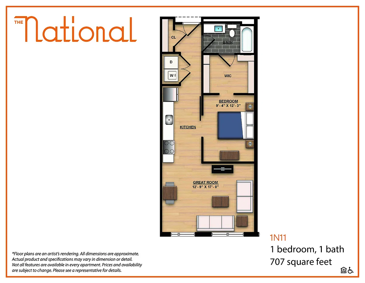 Floor plan 1N11