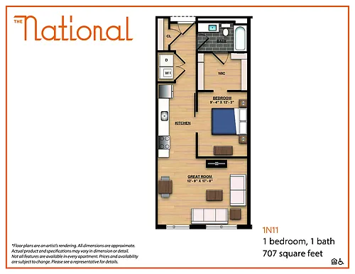 Floor plan 1N11