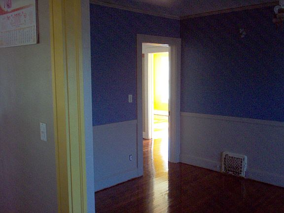 Living room looking thru hall to master bedroom