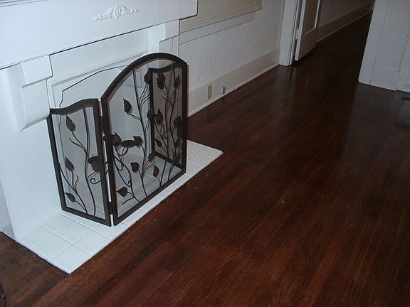 View of Refinished Hardwood Flooring