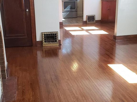 Living room and dining room