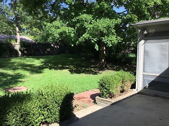 Fenced back yard