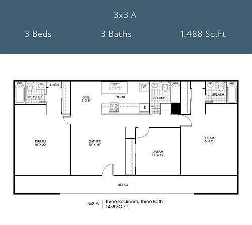 Floor plan C3