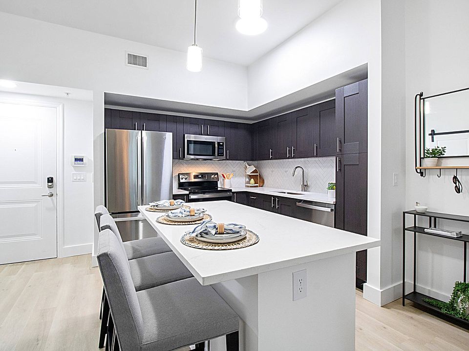 Oversized Kitchen Island at One Plantation in Plantation, FL 33324