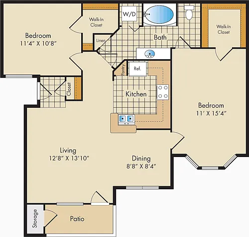 Floor plan D