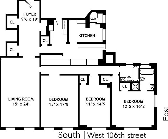 2nd image of 207 W 106th St APT 10D