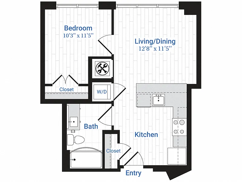 Floor plan A1B