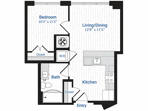 Floor plan A1B