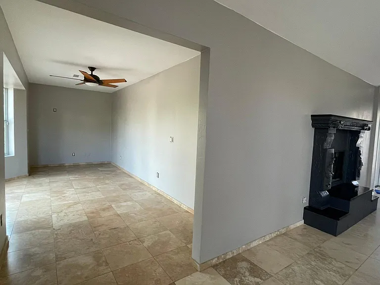 UNFURNISHED. View of the Home-office and entrance.