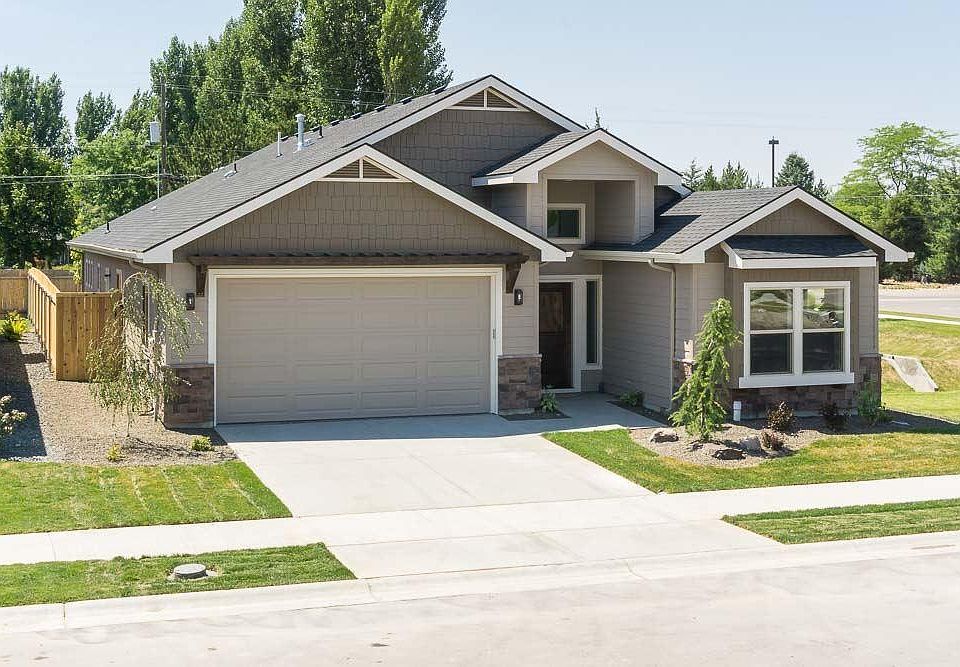 Yard is more mature than shown.
