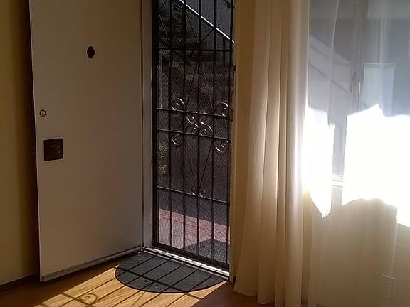Front security door into Living Room