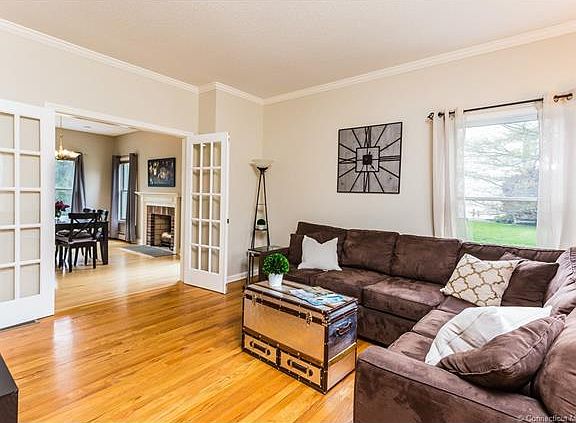 Formal living with hardwood...