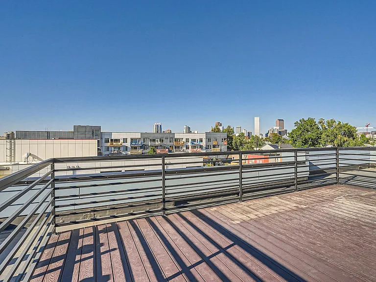 Rooftop deck