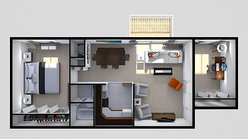 Floor plan 1 Bedroom
