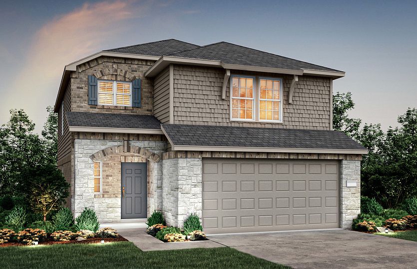 Home Exterior R shown in Harbor Fog Color Scheme