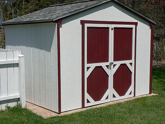 Shed in Backyard