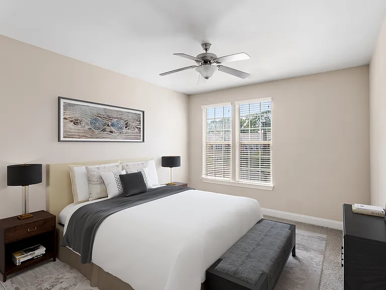 Spacious bedrooms that feel like home
