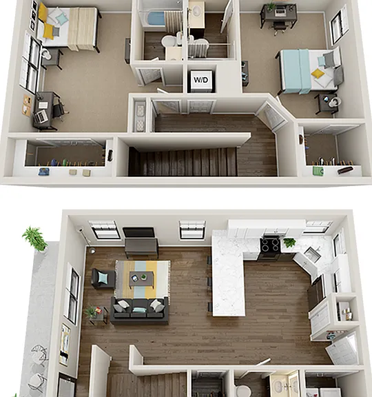 2x2.5-Premium-Floor-Plan-Collective-at-Clemson