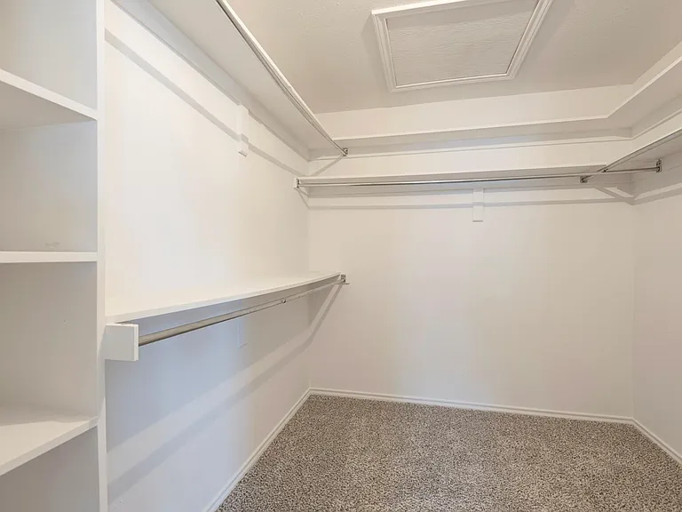 Upstairs bedroom closet
