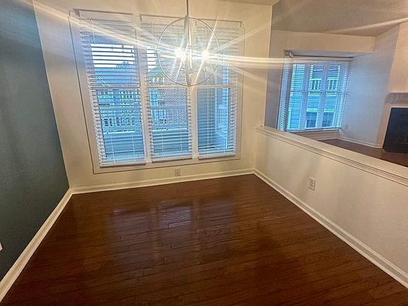 Dining room open to kitchen and living space
