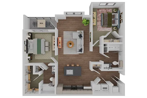 Floor plan Classic Premier (B1B)