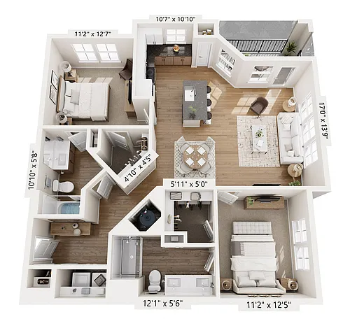Floor plan B2 | Mighty Eighth