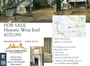 1233 Oak St SW LOT 2, Atlanta, GA 30310
