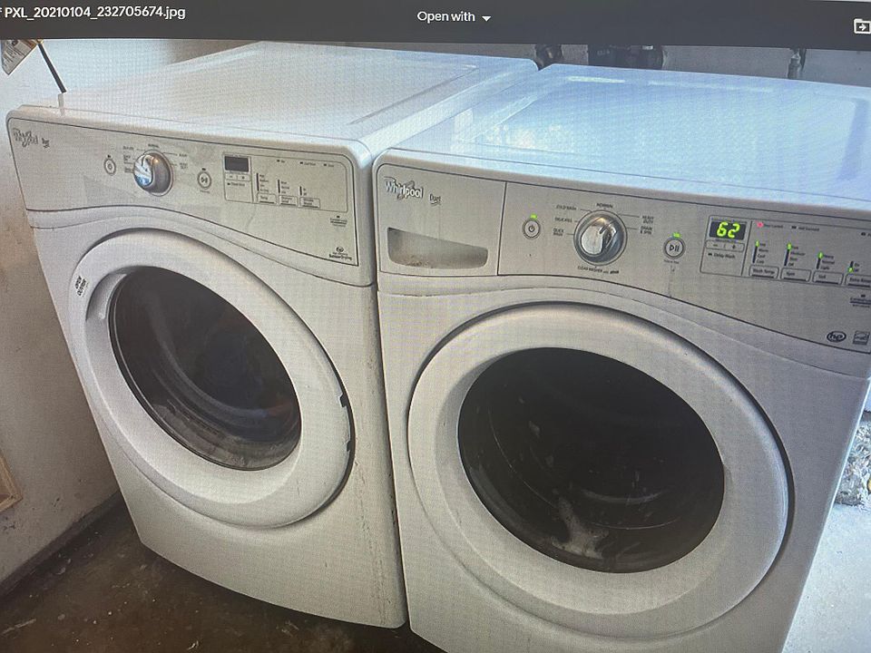 Appliances in Laundry Room