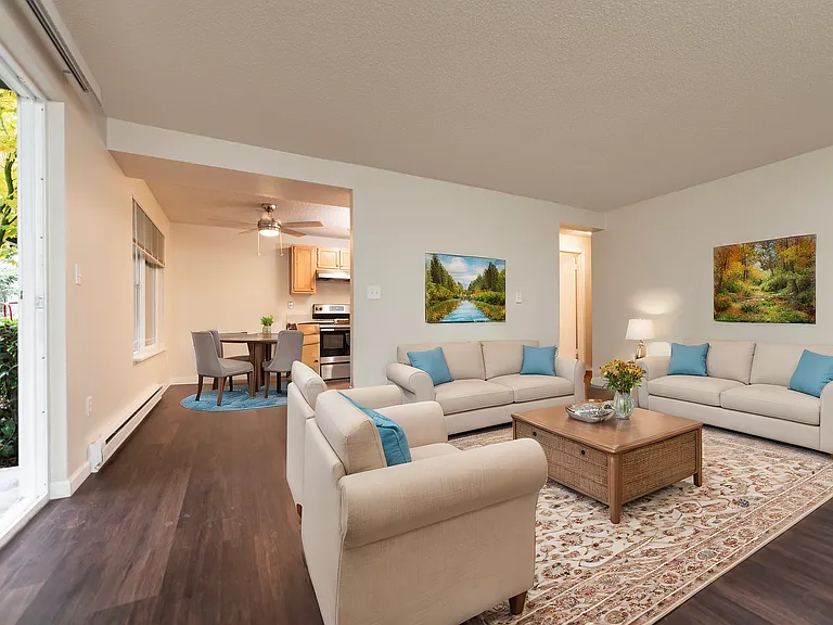 Staged Living + Dining Room Staged Living + Dining Room