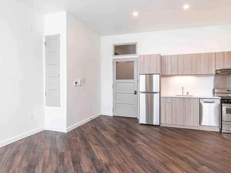 Entry Door + Kitchen