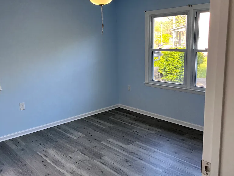 Front bedroom with connecting bath.
