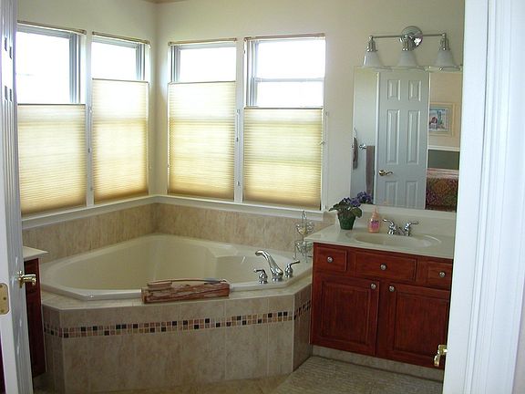 Master bath soaking tub