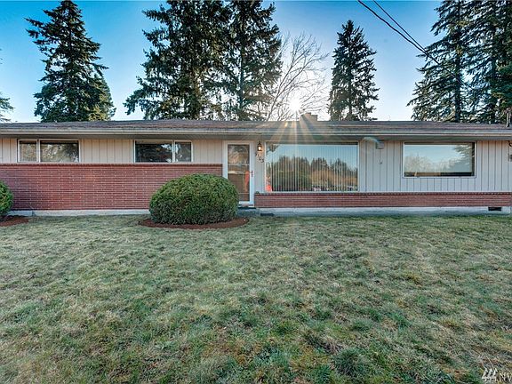 This home has a large level lot sitting on a quiet street.  