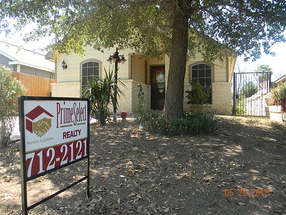 Front view with for Sale Sign