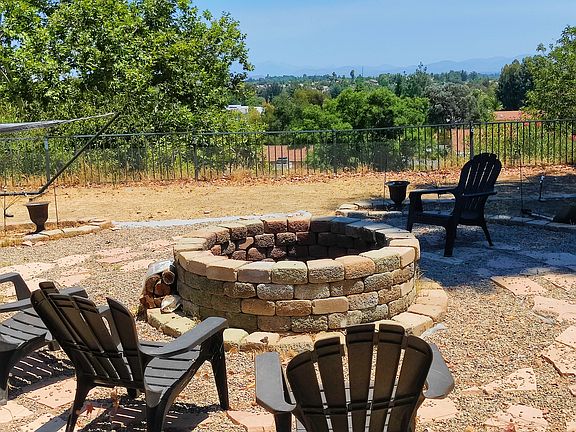Bonfire + amazing views / The sun sets just on the other side of the home so this view of the sky is usually painted blush and orange at sunset, the best way to end the day / need I say more
