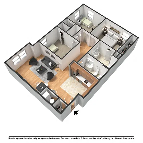 Floor plan 3 Bedroom