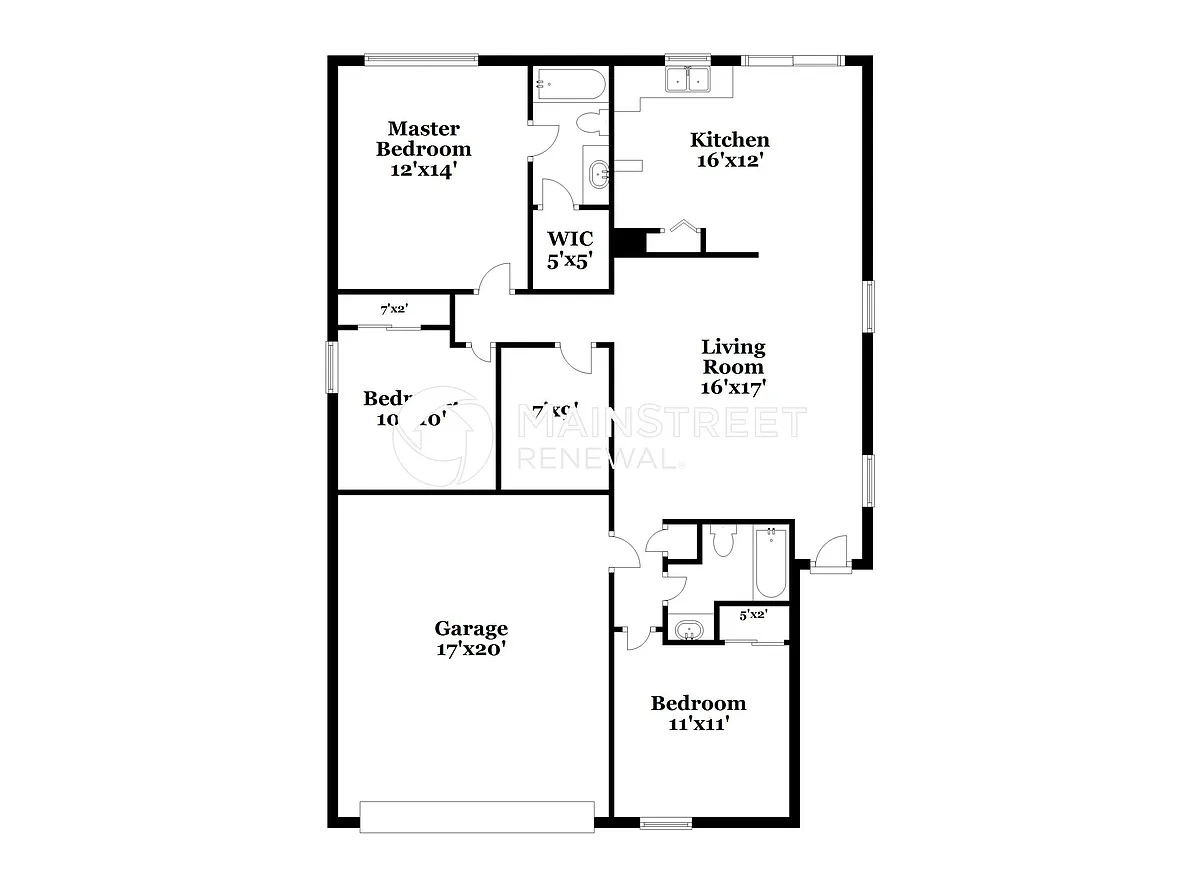Floor Plan - 7918 States Bend Ln