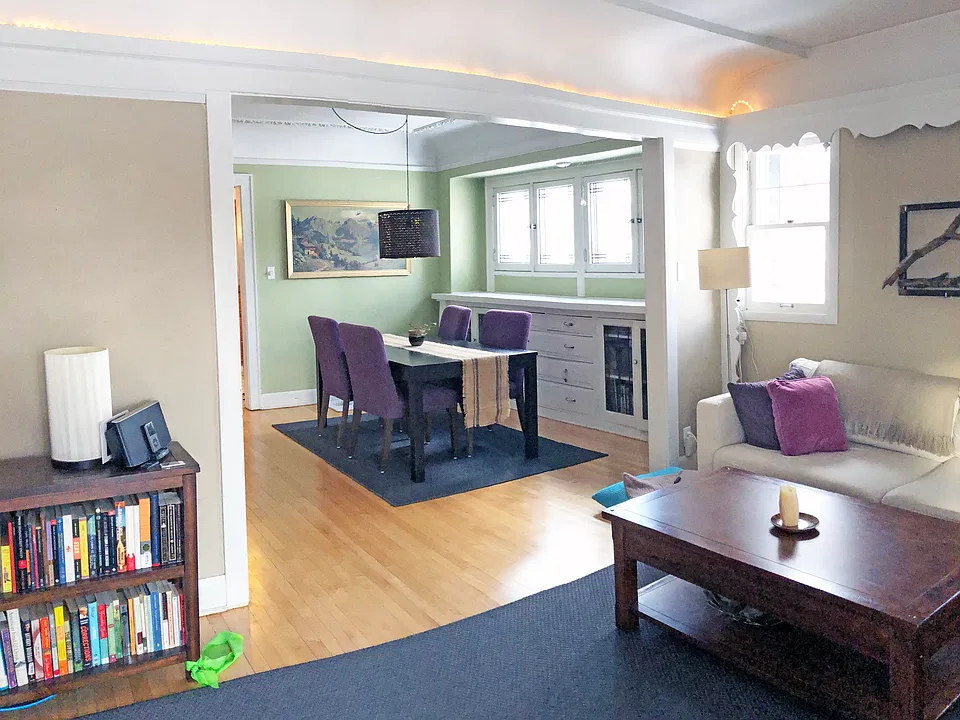 Upper Living to Dining Room 