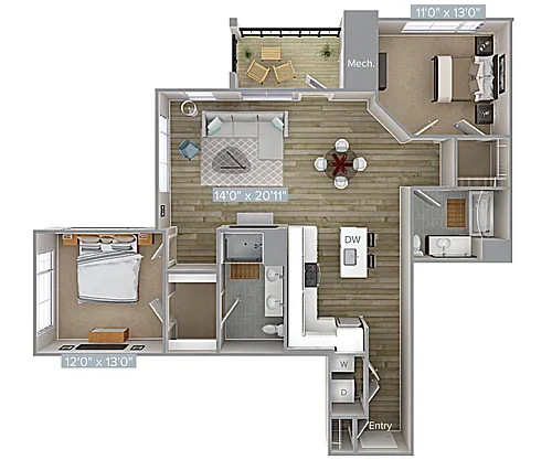 Floor plan B7-2227