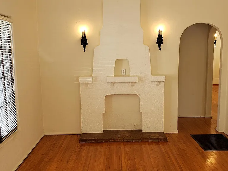 Faux fireplace