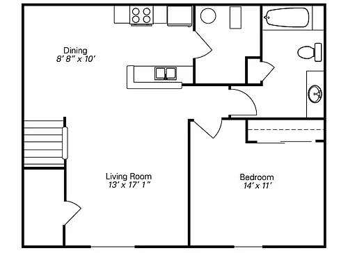 Floor plan The Astor