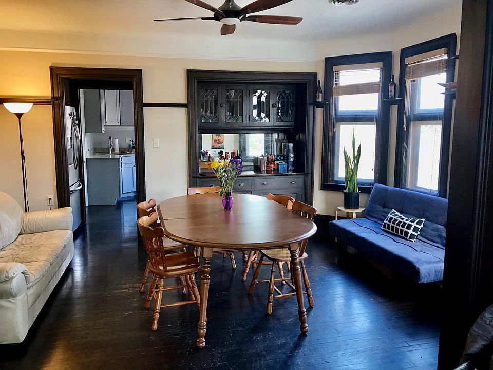 dining room looking into kitchen