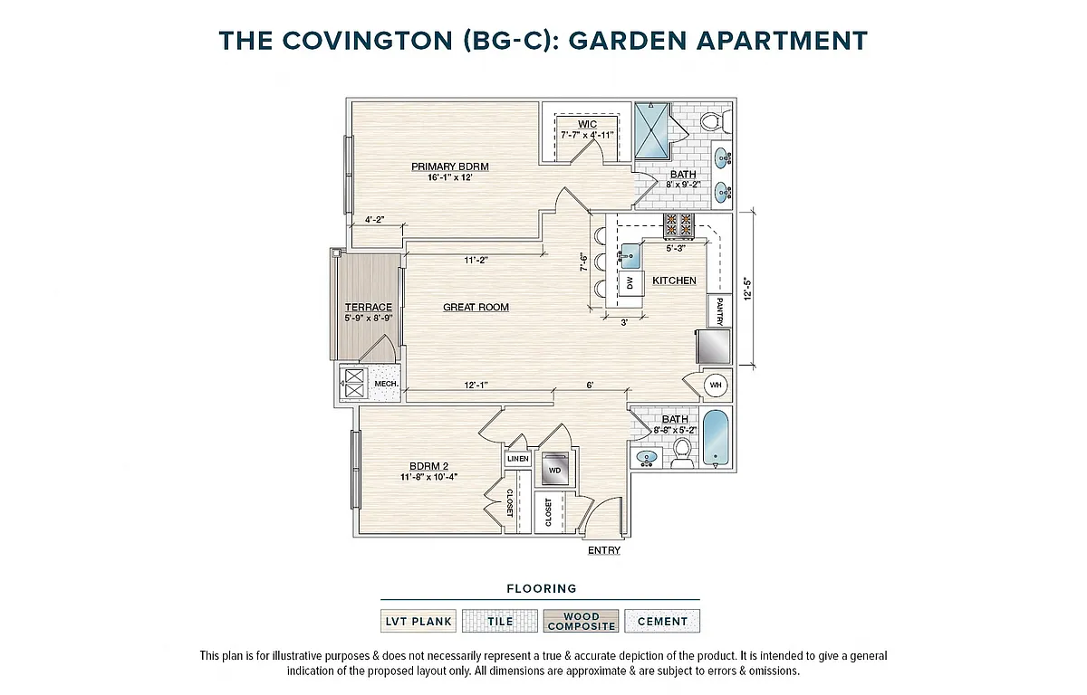 Floor plan The Covington (BG-C)