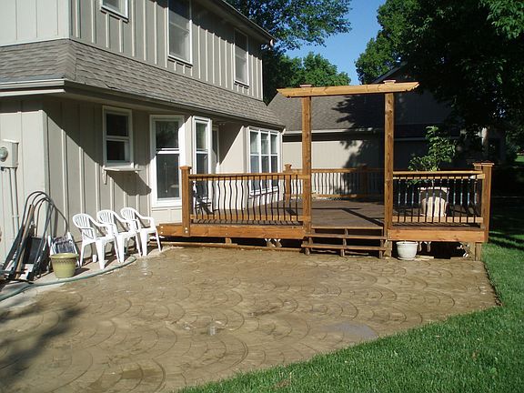 Stamped Patio