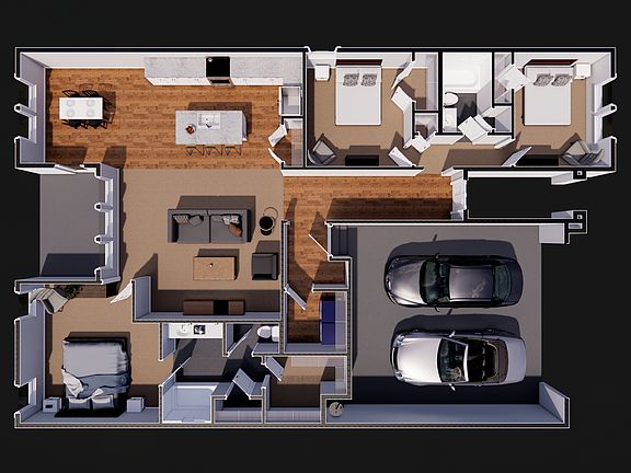 The Montgomery - Front Entry Garage