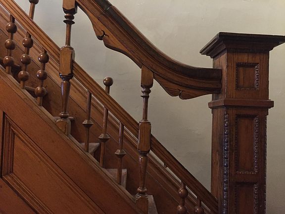 Gorgeous wood work throught this classic home