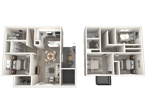 Floor plan The Camelback - Renovated II
