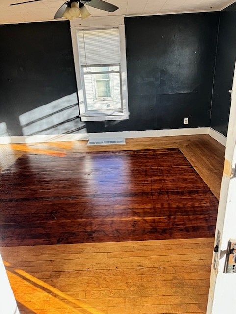 First bedroom at the front of the house.