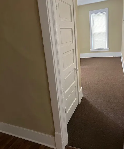 East bedroom from the dining room